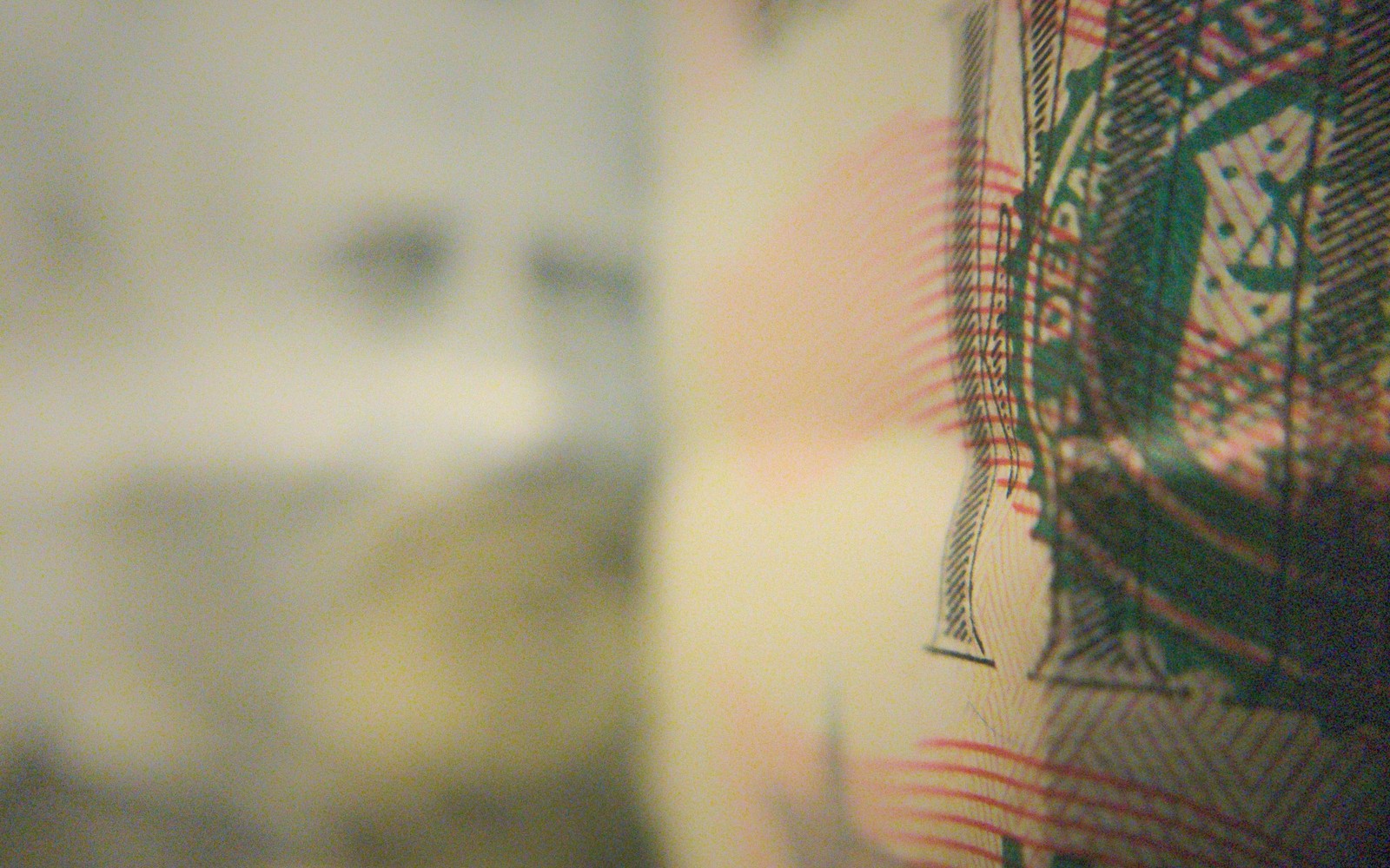 Abstract dollar / data visual